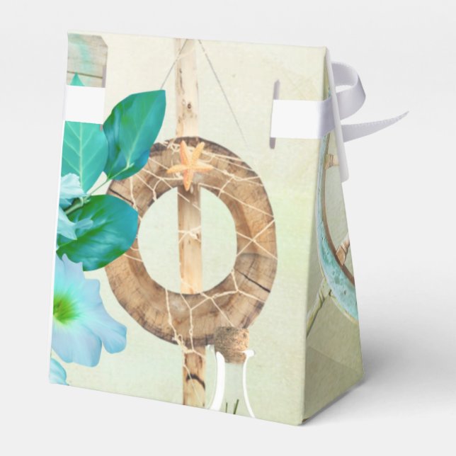 Caixinha De Lembrancinhas Design da Série Náutica 2 (Verso)