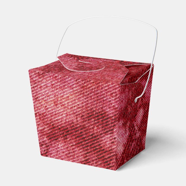 Caixinha De Lembrancinhas Design de Denim Lavado #10 @ Emporio Moffa (Frente)