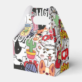 Caixinha De Lembrancinhas design de estimação engraçado kawaii - amante de a
