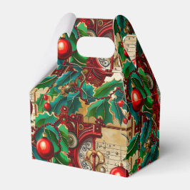 Caixinha De Lembrancinhas Design de Natal Steampunk