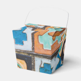Caixinha De Lembrancinhas Design de padrão de Azulejo de  cerâmicos colorido