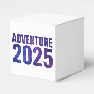 Caixinha De Lembrancinhas Design de Tipografia da Galáxia Adventure 2025