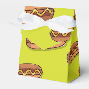 Caixinha De Lembrancinhas Design engraçado da comida de cachorro quente