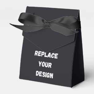 Caixinha De Lembrancinhas Design simples preto personalizado Adicionar Foto