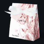 Caixinha De Lembrancinhas Desorte de Neve Vermelha de Pinheiro de Natal Boni<br><div class="desc">Desdecoração de Neve em Pinheiros de Natal Vermelho - Boas Caixas de Favor. Único,  bonito,  na moda design. Fácil de ser personalizado. O estilo,  o tamanho e as cores da fonte podem ser alterados. Itens correspondentes disponíveis.</div>