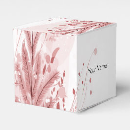 Caixinha De Lembrancinhas Desorte de Neve Vermelha de Pinheiro de Natal Boni