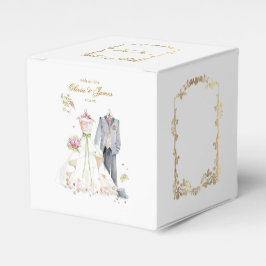 Caixinha De Lembrancinhas Detalhes personalizados Noiva & Noivo