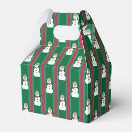 Caixinha De Lembrancinhas Detetive Snowman de Natal divertido e Rico