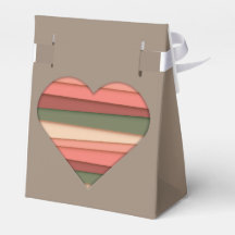 Dia dos Namorados de Coração Listrado Amor