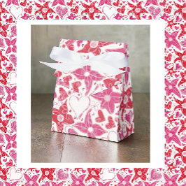 Caixinha De Lembrancinhas Diferente Estilo De Padrão De Flor E Coração