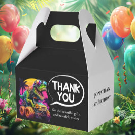 Caixinha De Lembrancinhas Dino-Mite Monster, partido do caminhão