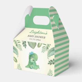 Caixinha De Lembrancinhas Dinossaur Baby Boy Chá Sprinkle Wild Dino Party