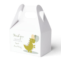 Dinossauro Cinza Verde Amarelo Primeiro Aniversári