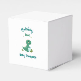 Caixinha De Lembrancinhas Dinossauro Editável Chá Bebê Atacando em breve