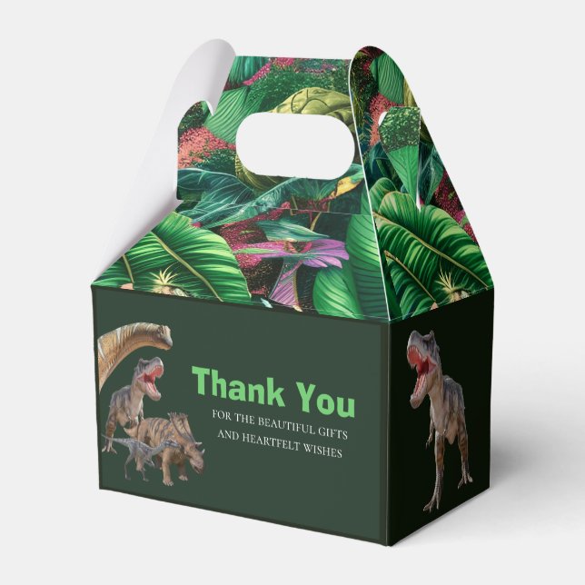 Caixinha De Lembrancinhas Dinossauros Jurassic World Favor Box (Verso)