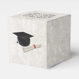 Caixinha De Lembrancinhas Diploma do boné de formatura customizável