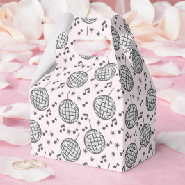 Caixinha De Lembrancinhas Disco Balls e Notas de Música