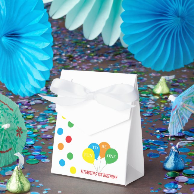 Caixinha De Lembrancinhas Diversão em Completar 1 Ano (Festa)