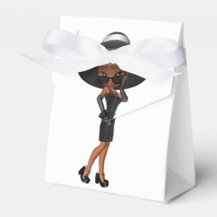 Caixinha De Lembrancinhas Divina Afro-Americana Fofa