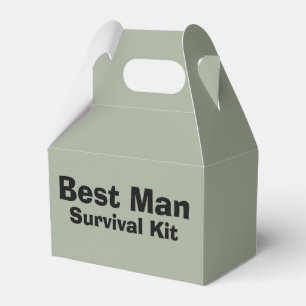 Caixinha De Lembrancinhas Do "caixa do kit de sobrevivência melhor homem"