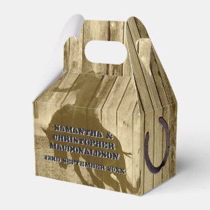 Caixinha De Lembrancinhas Do rancho ocidental do vaqueiro do país casamento