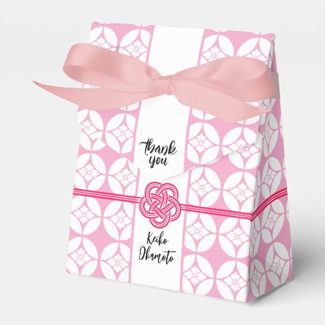 Caixinha De Lembrancinhas Doce 16 Sushi 花 菱 七 宝 Hanabishi Shippo (Frente)