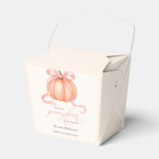 Caixinha De Lembrancinhas Doce arco rosa-abóbora está a caminho
