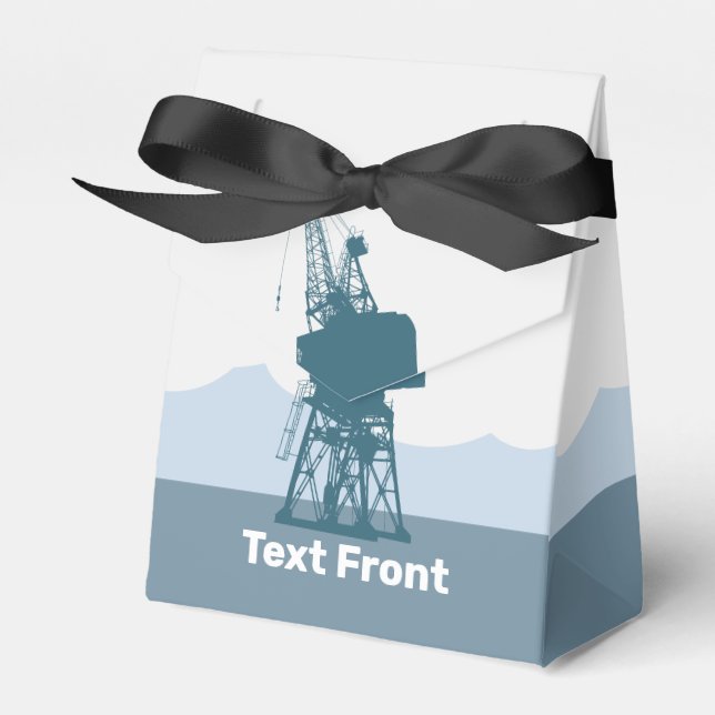 Caixinha De Lembrancinhas Dockyard Crane (Frente)