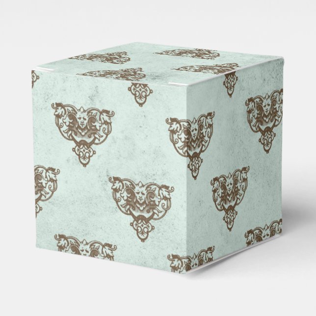 Caixinha De Lembrancinhas Dragão Vintage Mítico (Frente)