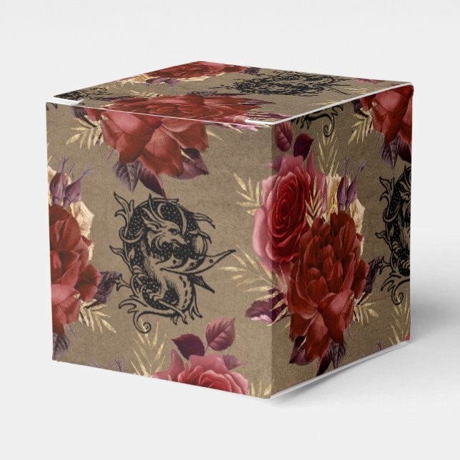 Caixinha De Lembrancinhas Dragon Grimoire (Frente)