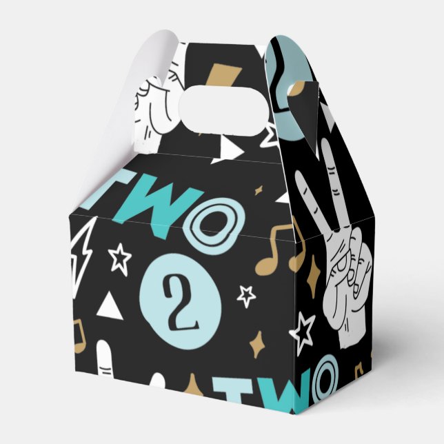 Caixinha De Lembrancinhas Duas Legendas para Sair do Segundo Papel de Aniver (Frente)