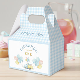 Caixinha De Lembrancinhas Dump Truck First Birthday Boy 