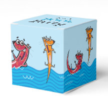 É uma festa de Piscina com cartas