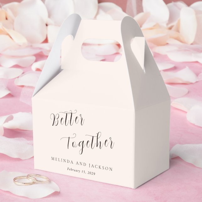 Caixinha De Lembrancinhas Earthy Neutral Modern Wedding (Casamento)