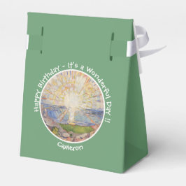 Caixinha De Lembrancinhas Edvard Munch The Sun (Solen) - Itens de Partido Su