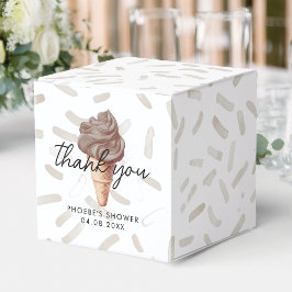 Caixinha De Lembrancinhas Ela foi esfregada na praça do Chá de chocolate