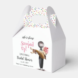 Caixinha De Lembrancinhas Ela foi esfregada no Sorvete de morango.