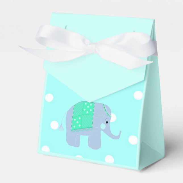 Caixinha De Lembrancinhas Elefante da Selva com Cobertor (Frente)