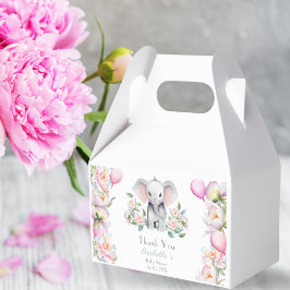 Caixinha De Lembrancinhas Elefante Para Bebês Com Chá de fraldas De Peões E