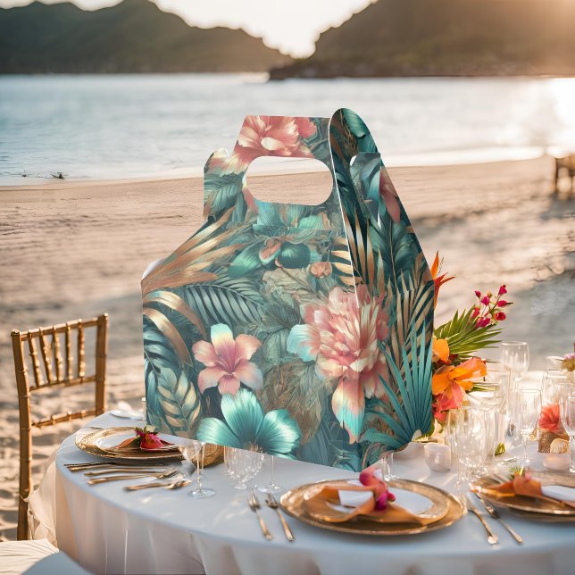 Caixinha De Lembrancinhas Elegância tropical (Criador carregado)