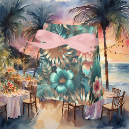 Caixinha De Lembrancinhas Elegância Tropical Bowed