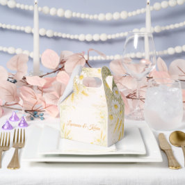 Caixinha De Lembrancinhas Elegant Botanical Wedding Invitation