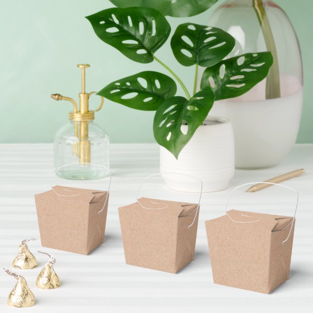 Caixinha De Lembrancinhas Elegant Kraft Pattern Takeout Gift Boxes (Múltiplo)