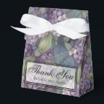 Caixinha De Lembrancinhas elegant soft dusty purple boho watercolor floral<br><div class="desc">This romantic pink floral Thank You favor box is perfect for any garden, botanical, floral, romantic, outdoor, rustic, vintage, boho or formal wedding. It's an excellent choice for any spring, summer or fall events. Perfect for spring, summer, winter or fall events. To get started changing names and event details, click...</div>