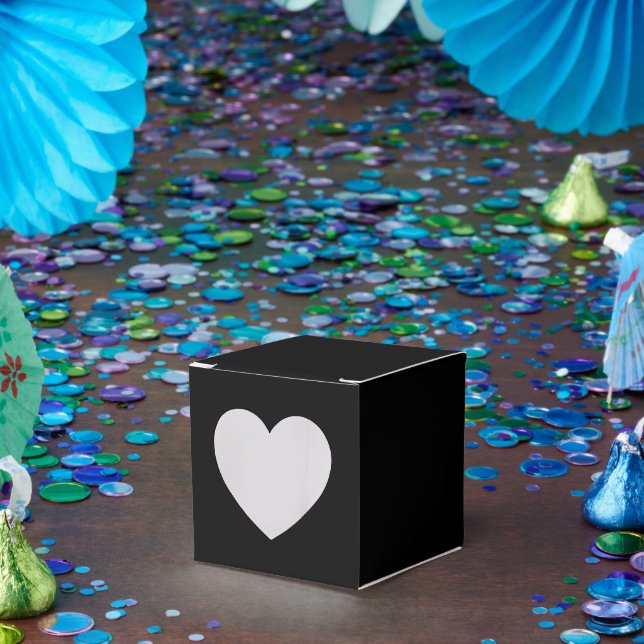 Caixinha De Lembrancinhas Elegant Solid Black (Festa)