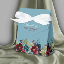 Elegante azul marinho empoeirado burgundy floral c
