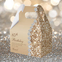 Elegante Dourado 85º aniversário