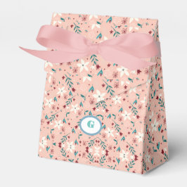 Caixinha De Lembrancinhas Elegante Floral Rosa