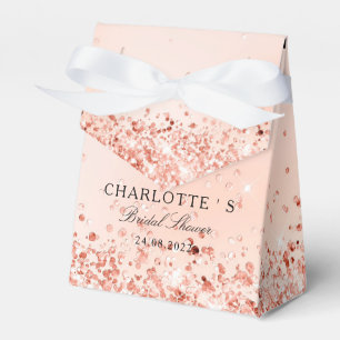 Caixinha De Lembrancinhas Elegante Moderno Chá de panela Glitter Geschenksc