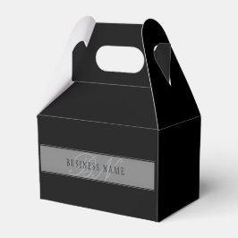 Caixinha De Lembrancinhas Elegante Nome Comercial de Rótulo/Texto Editável